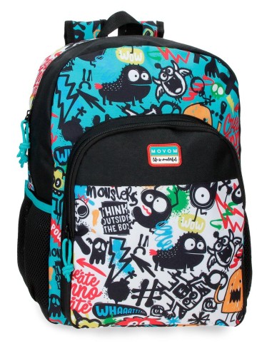 MOCHILA ADAP. 40CM. MOVOM MONSTERS