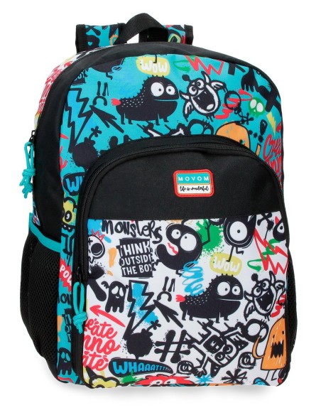 MOCHILA ADAP. 40CM. MOVOM MONSTERS