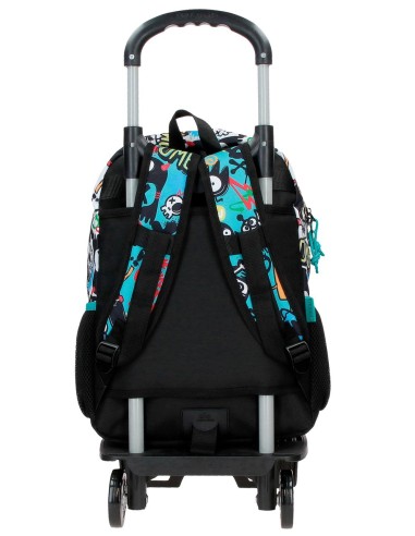MOCHILA ADAP. 40CM. C/CARRO. MOVOM MONSTERS