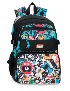 MOCHILA ADAP. 45CM 2C. MOVOM MONSTERS