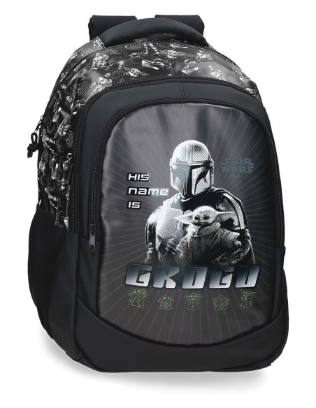 MOCHILA ADAP. 46CM 3C. HIS NAME IS GROGU