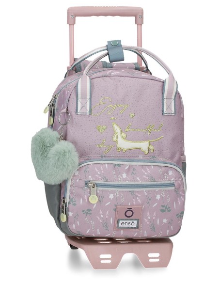 MOCHILA ADAP. 28CM. C/CARRO. ENSO BEAUTIFUL DAY