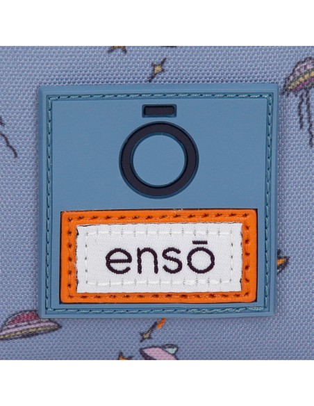 MOCHILA ADAP. 32CM. C/CARRO. ENSO ALIEN SPACE