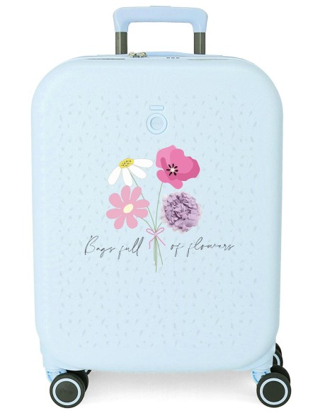 TROLLEY ABS 55CM. 4R. ENSO FULL OF FLOWERS