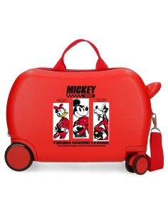 MALETA INFANTIL MICKEY RACING RED