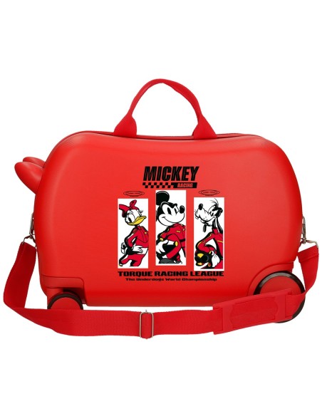 MALETA INFANTIL MICKEY RACING RED