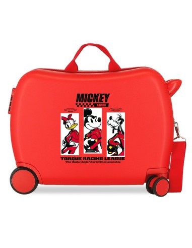 MALETA INFANTIL MICKEY RACING RED