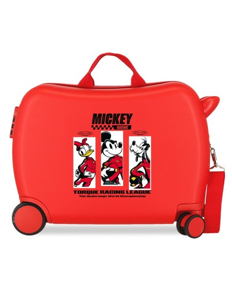 MALETA INFANTIL MICKEY RACING RED