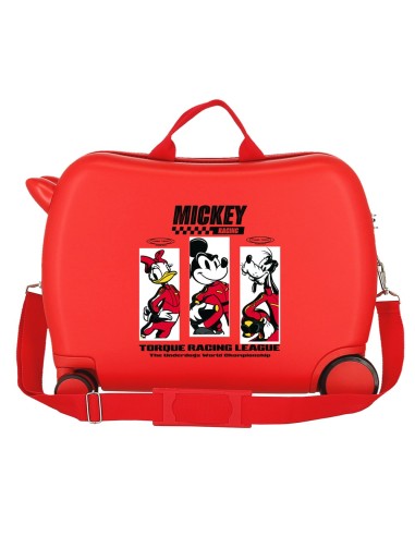 MALETA INFANTIL MICKEY RACING RED