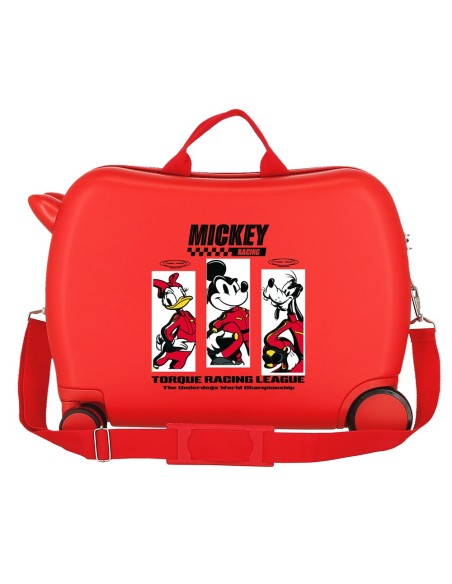 MALETA INFANTIL MICKEY RACING RED