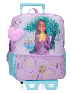 MOCHILA ADAP. 32CM. C/CARRO. WISH WATCH US SHINE.