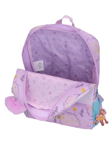 MOCHILA ADAP. 32CM. C/CARRO. WISH WATCH US SHINE.