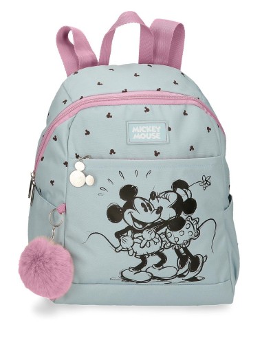 MOCHILA 35CM. MICKEY Y MINNIE KISSES