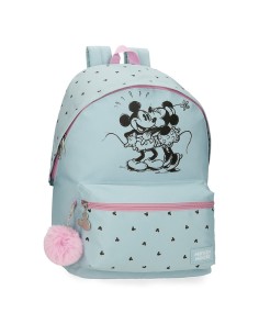 MOCHILA 44CM. MICKEY Y MINNIE KISSES