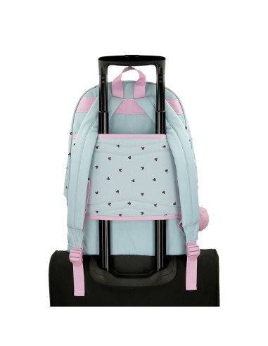 MOCHILA 44CM. MICKEY Y MINNIE KISSES
