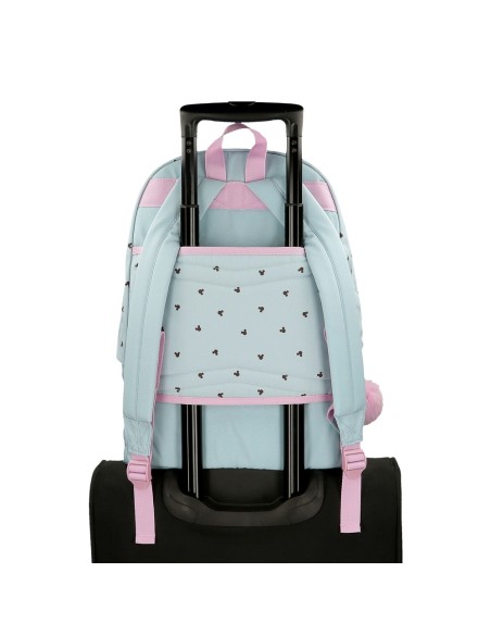 MOCHILA 44CM. MICKEY Y MINNIE KISSES
