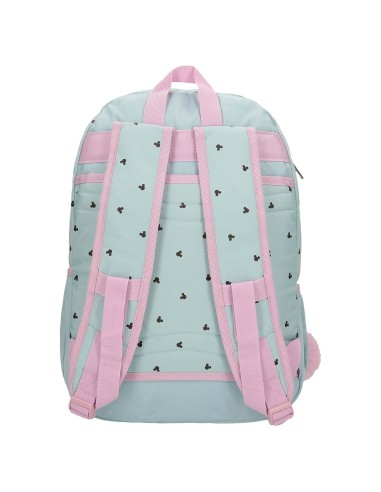 MOCHILA 44CM 2C. MICKEY Y MINNIE KISSES