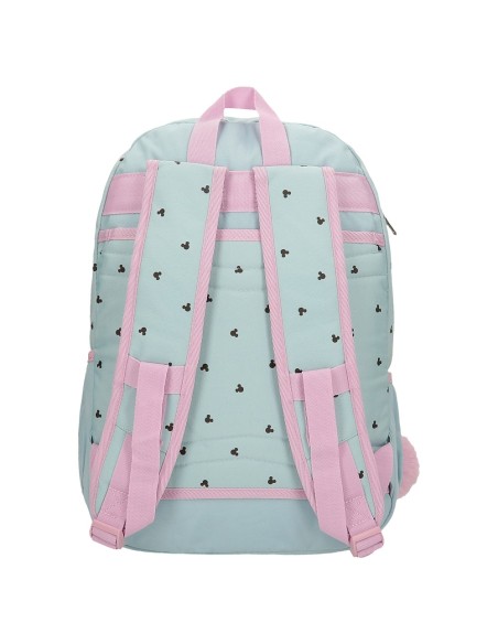 MOCHILA 44CM 2C. MICKEY Y MINNIE KISSES