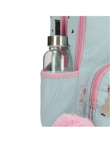 MOCHILA 44CM 2C. MICKEY Y MINNIE KISSES