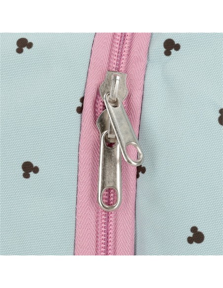 MOCHILA 44CM 2C. MICKEY Y MINNIE KISSES