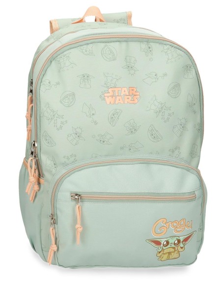 MOCHILA 44CM 2C. STAR WARS GROGU