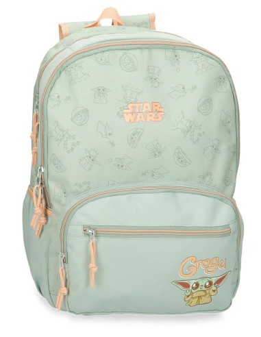 MOCHILA ADAP. 44CM 2C. STAR WARS GROGU