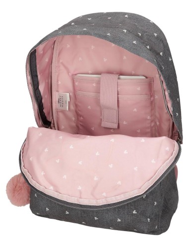 MOCHILA ADAP. 44CM. MICKEY STUDS