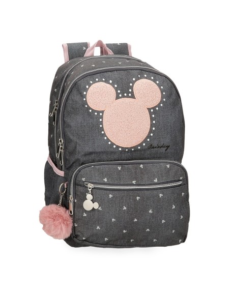 MOCHILA 44CM 2C. MICKEY STUDS