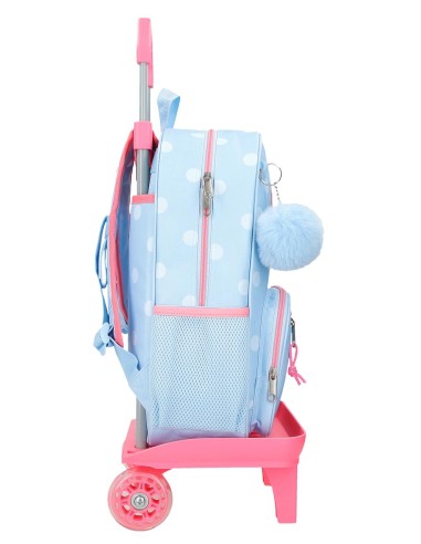 MOCHILA ADAP. 38CM. C/CARRO. MICKEY VIBES