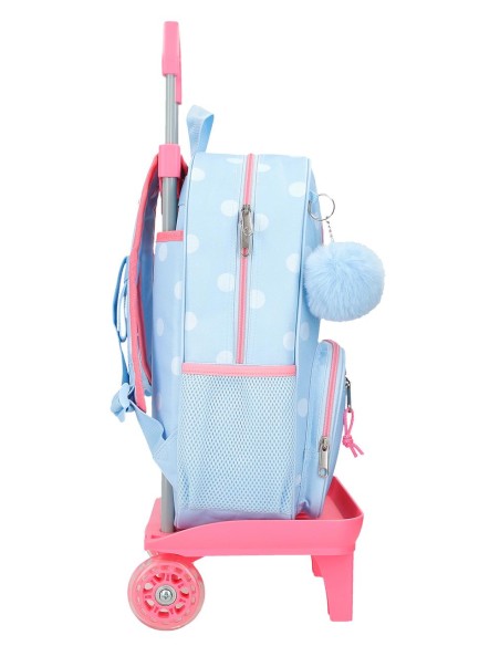 MOCHILA ADAP. 38CM. C/CARRO. MICKEY VIBES