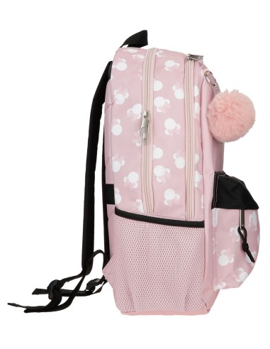 MOCHILA ADAP. 44CM 2C. MINNIE HEADS