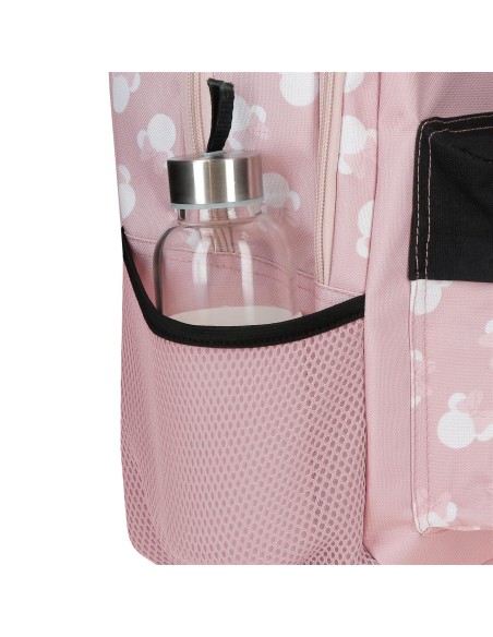 MOCHILA ADAP. 44CM 2C. MINNIE HEADS