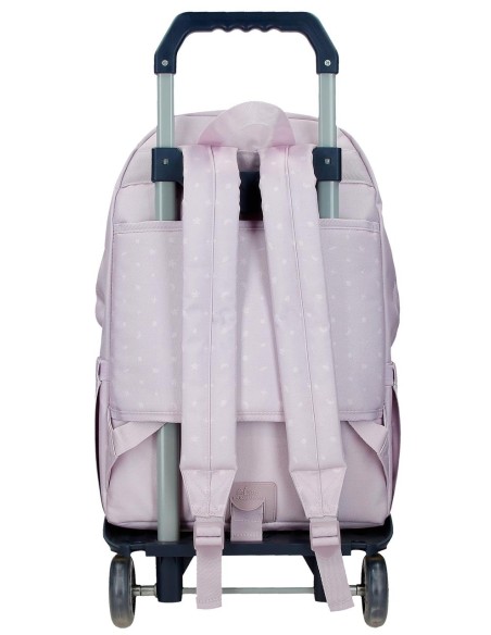 MOCHILA ADAP. 44CM. C/CARRO. STITCH FROM HAWAII
