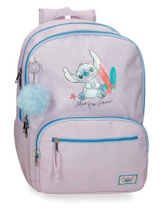 MOCHILA ADAP. 44CM 2C. STITCH FROM HAWAII