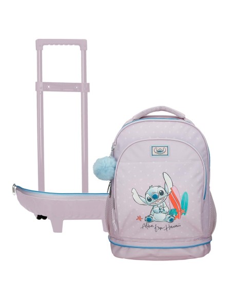 MOCHILA COMPACT 2R. STITCH FROM HAWAII