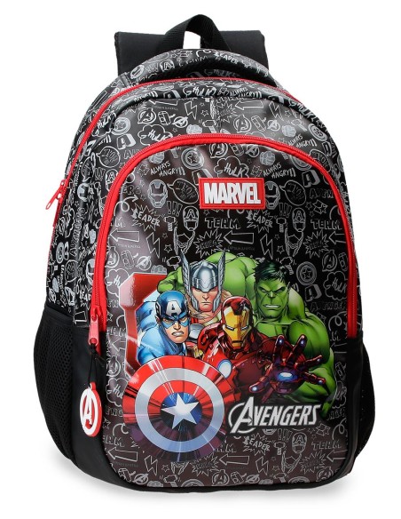 MOCHILA ADAP. 41CM 2C. TEAM AVENGERS