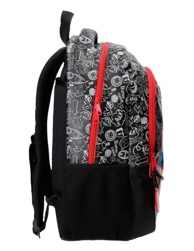 MOCHILA ADAP. 41CM 2C. TEAM AVENGERS
