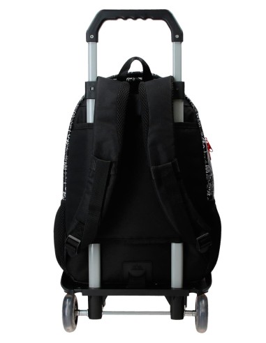 MOCHILA ADAP. 41CM 2C. C/CARRO. TEAM AVENGERS