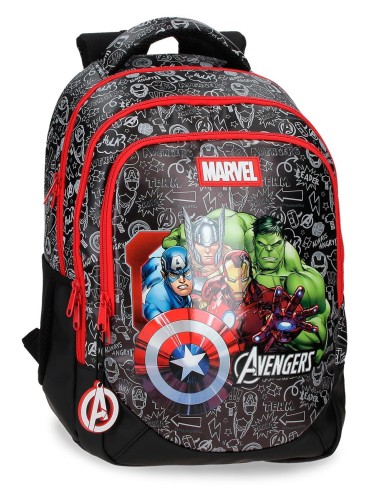 MOCHILA ADAP. 41CM 3C. TEAM AVENGERS