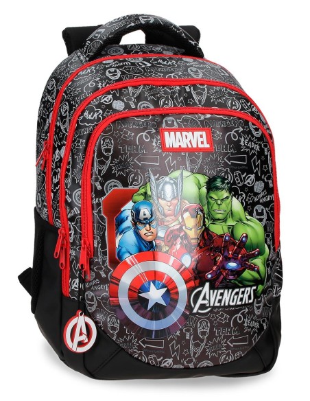 MOCHILA ADAP. 41CM 3C. TEAM AVENGERS
