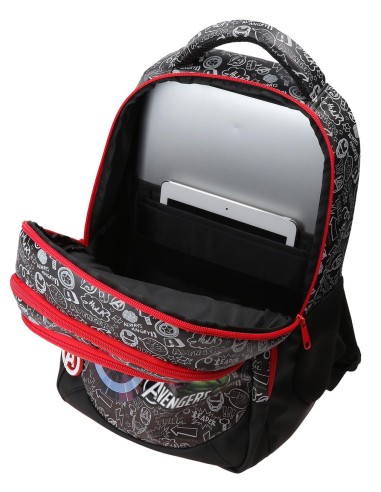 MOCHILA ADAP. 41CM 3C. TEAM AVENGERS