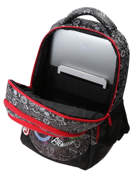 MOCHILA ADAP. 41CM 3C. TEAM AVENGERS