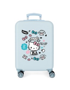 TROLLEY ABS 55CM. 4R. HELLO KITTY YOU ARE CUTE