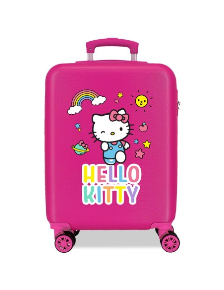 TROLLEY ABS 55CM. 4R. HELLO KITTY YOU ARE CUTE