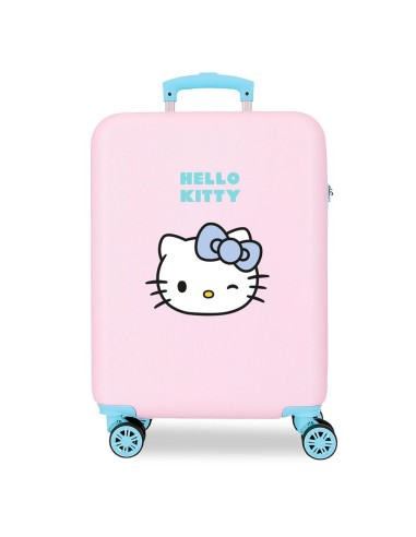 TROLLEY ABS 55CM. 4R. HELLO KITTY WINK