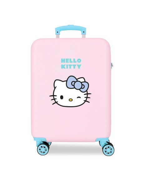 TROLLEY ABS 55CM. 4R. HELLO KITTY WINK