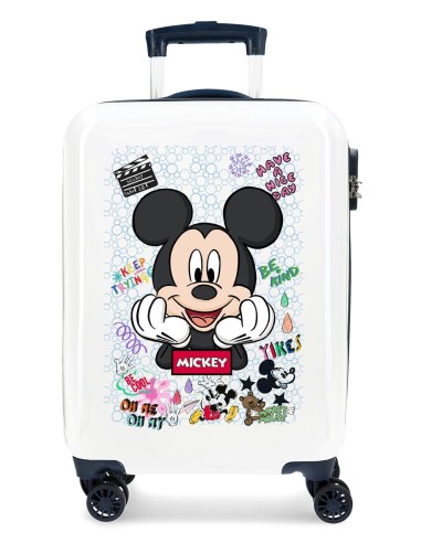 TROLLEY ABS 55CM. 4R. MICKEY BE COOL