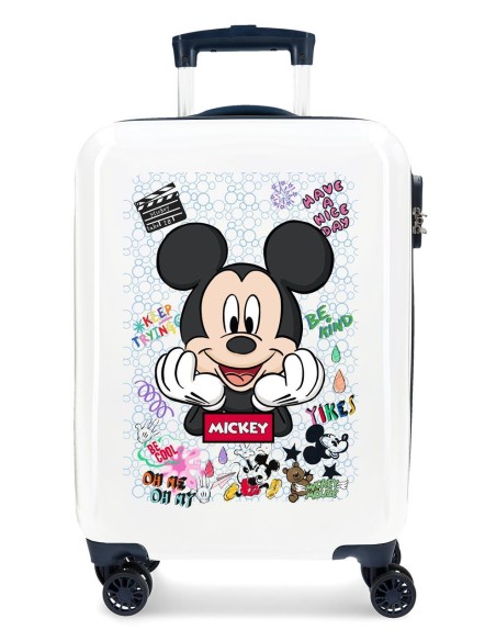 TROLLEY ABS 55CM. 4R. MICKEY BE COOL