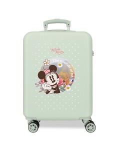 TROLLEY ABS 55CM. 4R. MINNIE WILD NATURE