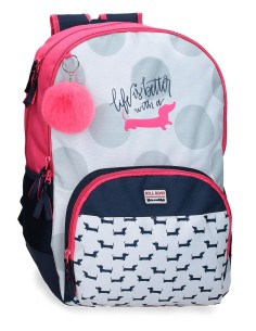 MOCHILA ADAP. 44CM 2C. ROLL ROAD TECKEL